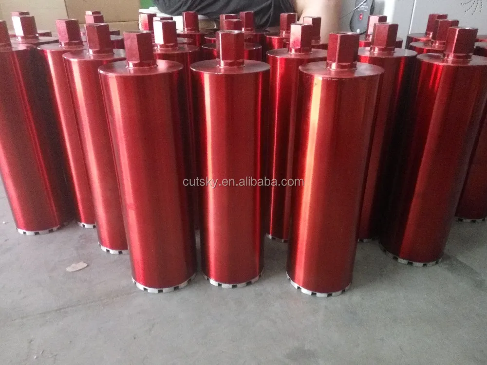 176mm welded diamond core drilling bits for electric drills hand drills