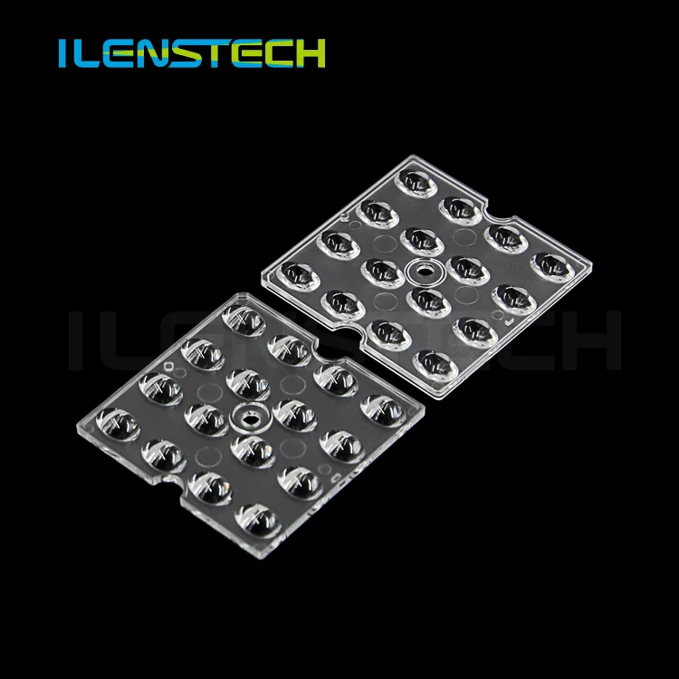 48 leds optics lens array street light led lens plastic 90 degree for flood light