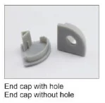 
corner mounted led strip profile for cabinet lighting 