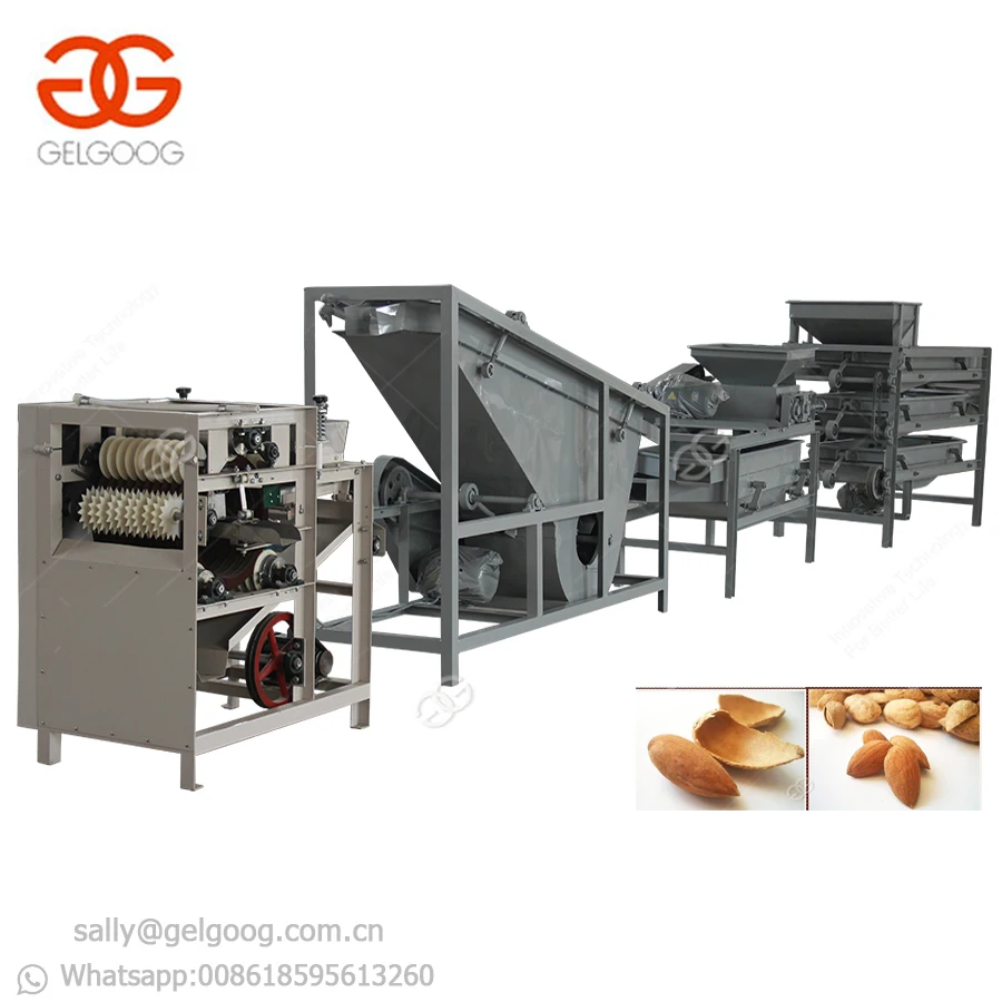 
Professional Hazelnut Shelling Almond Huller Machine Palm Nut Breaking Machine 