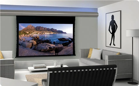 100 дюймов 3D 16:9 электрический / Tab натяжения экран