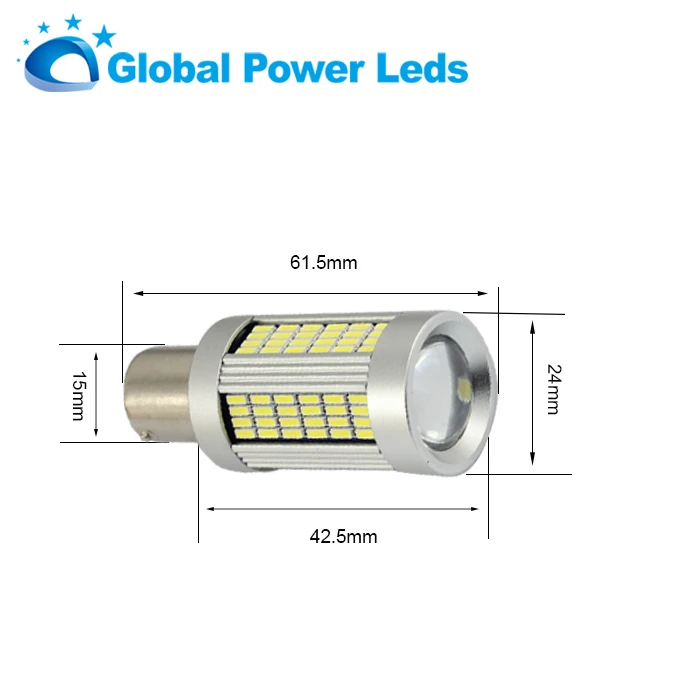 
55w Halogen lamp replacement bulb 21w reversing led Canbus no Error p21w 1156 BA15S 4014smd led car turning light 