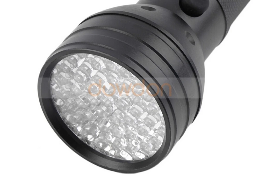 Rechargeable Fluorescent Lamp Cash Tester 51 LED UV Purple Light Nail Dry Flashlight