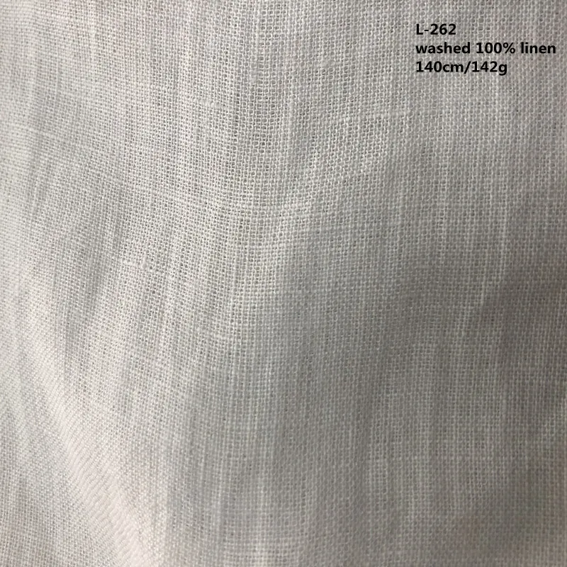 
Washed 100% Linen Fabric 142gsm In Stock ,Solid Color Linen Fabric For Men Shirt 