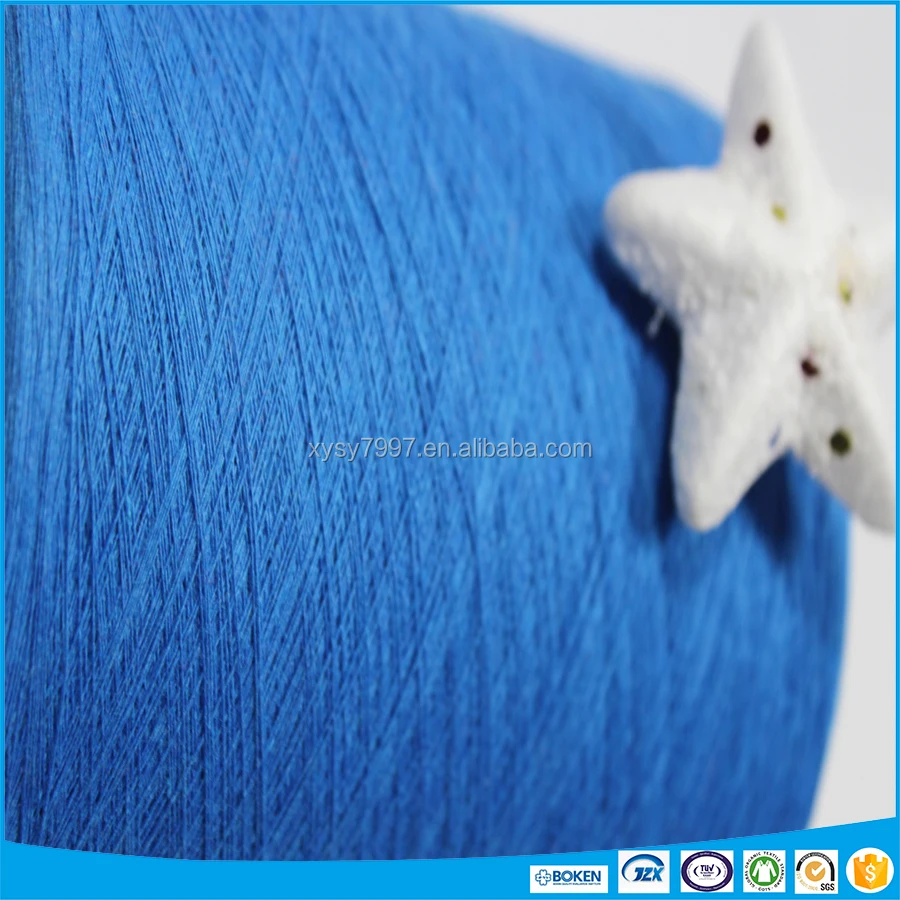 
recycle regenerated 6535 cotton polyester OE yarn jersy yarn 