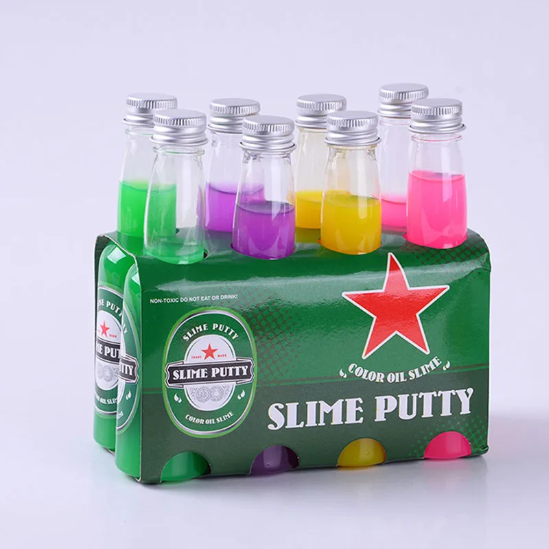 Manufacture China Newest toys for kids soft slime container Bubble diy toy Crystal slime