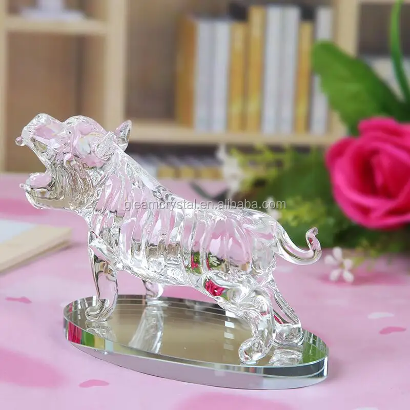 Pujiang Handblown Wholesale Crystal Glass Animals for gifts