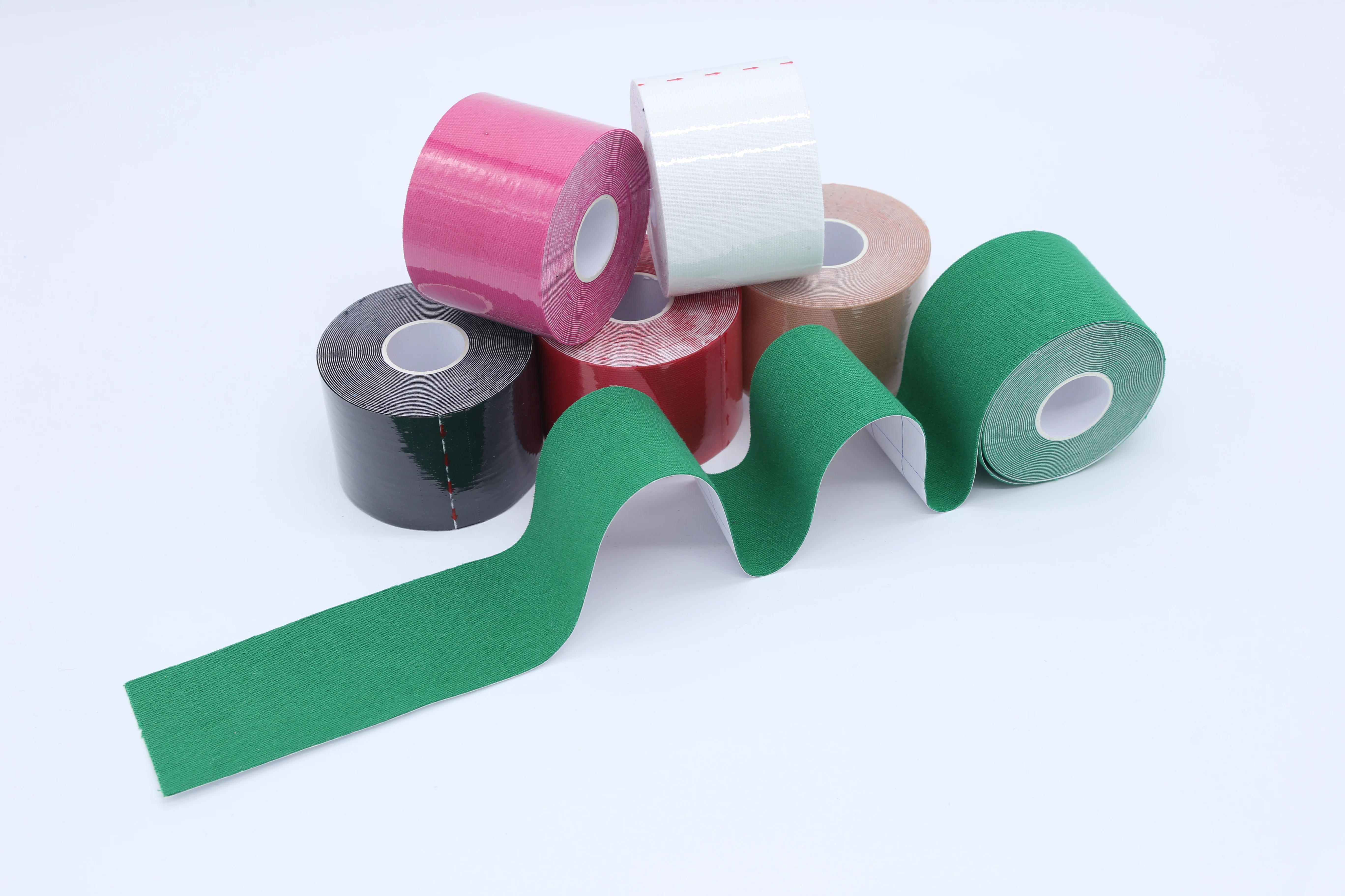 
Kinesiology Hypoallergenic Therapeutic water resistant cotton support for athletic sports pain relief tape 