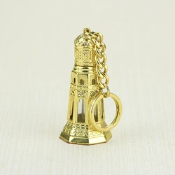 3ml Unique Arabic Style Metal Essential Oil fancy  Attar Perfume Glass Bottles with Glass Stick