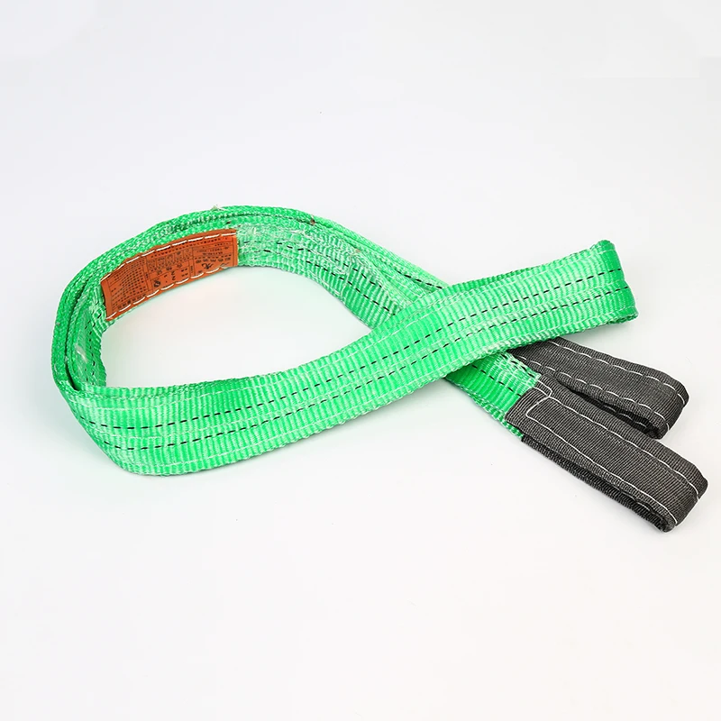 
Logo customized two ply woven heavy duty 6 meter webbing sling 