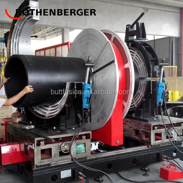 china supply 630mm hdpe pipe workshop fitting welding machine