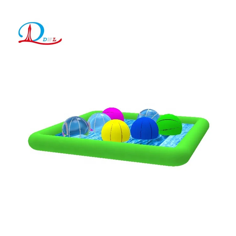 Customized Outdoor Amusement park centers above ground inflatable sand pool inflatable water pool