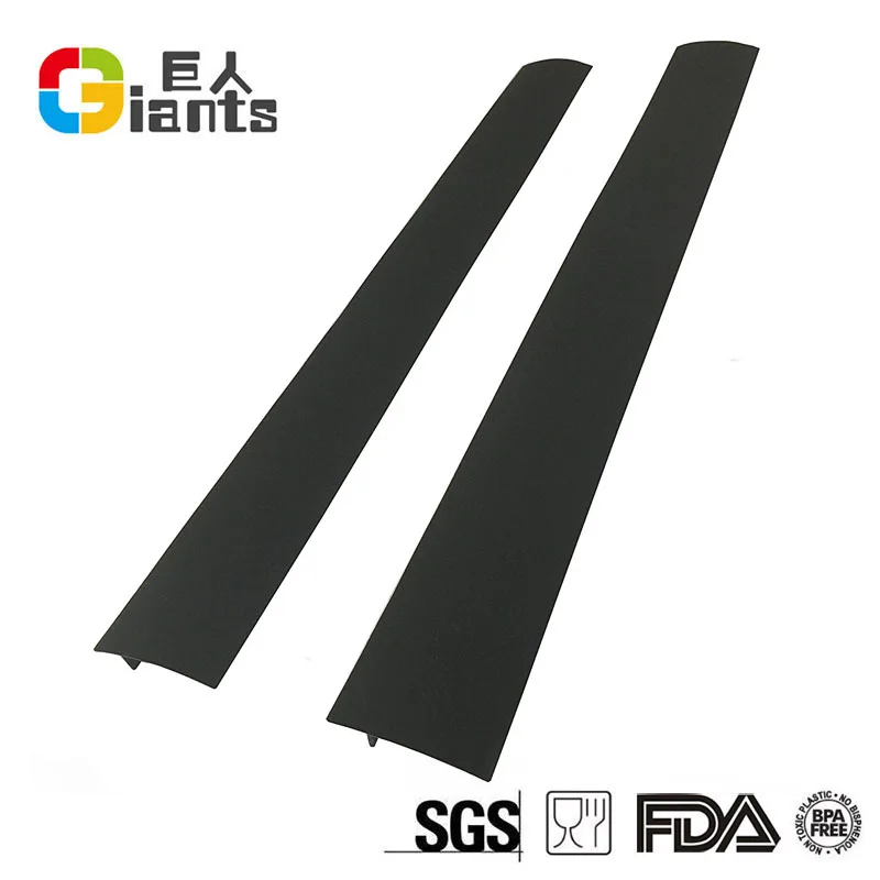 
21 inches and 25 inches Silicone gas stove counter gap cover to Seals Out Spills Between Counters,Stoves 