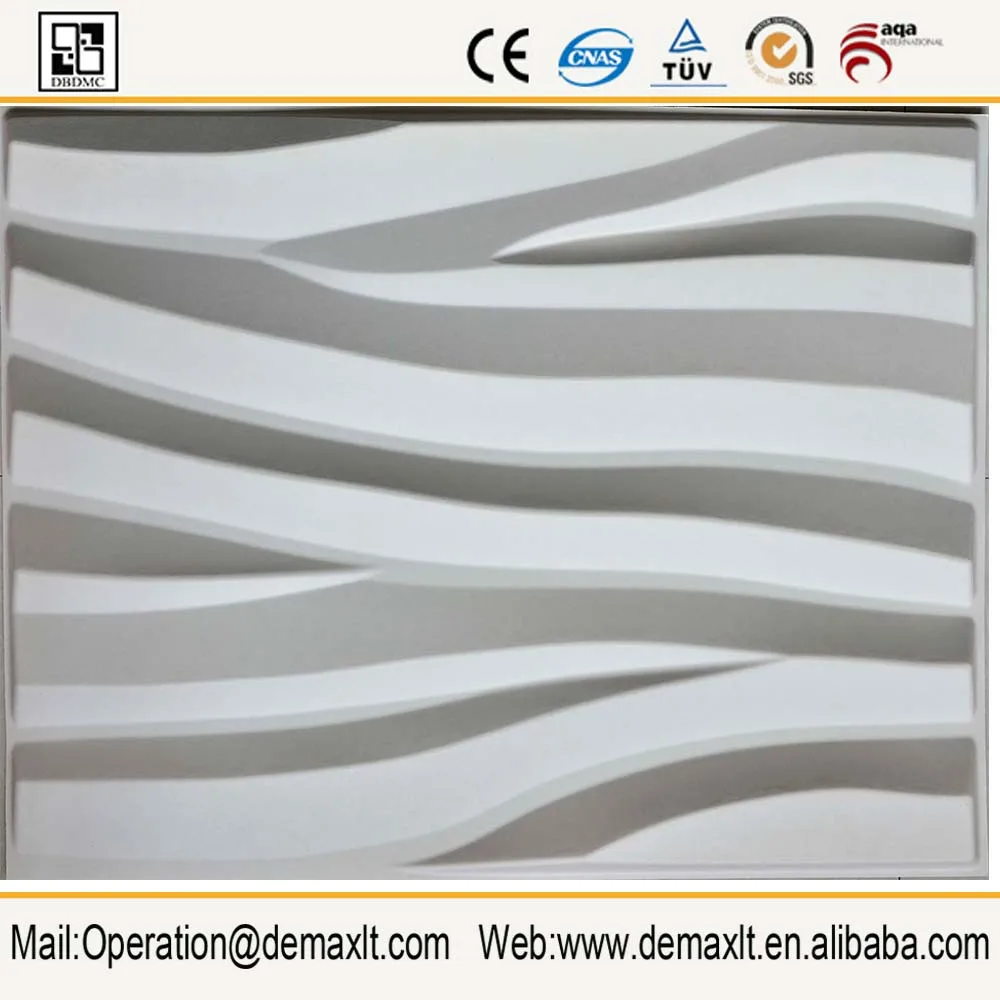 Demax brand 3D design Foam Wall paper for house decoration