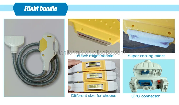 CE 6 in 1 elight ipl, rf cavitator hair removal slimming salon machine