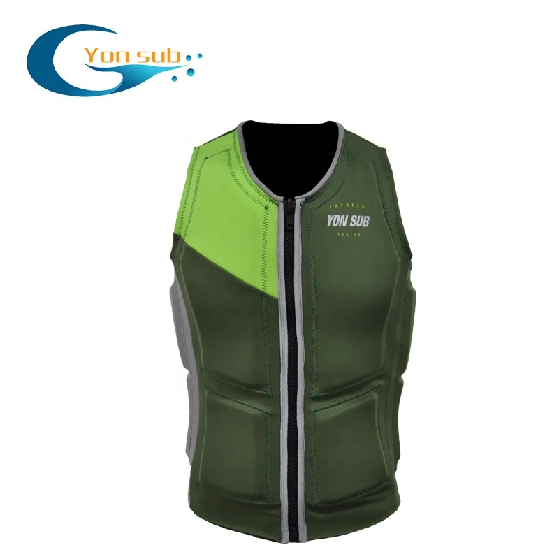 YKK Zipper anti-collision neoprene life -saving vest jacket for adult