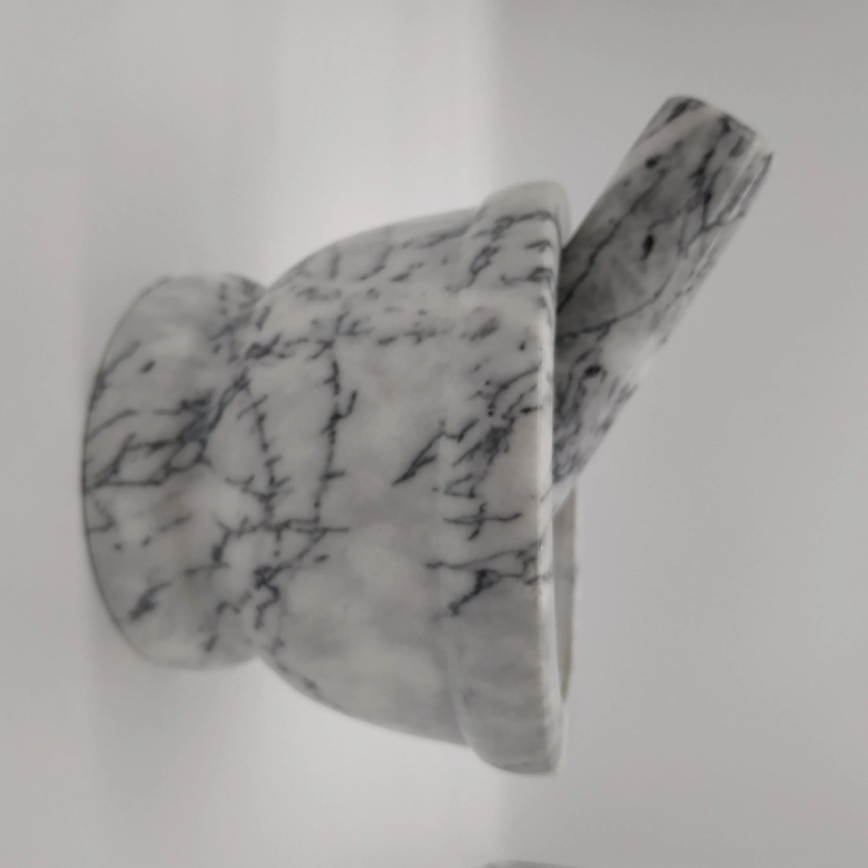 
Marble Mortar and Pestle with Polished Surface 