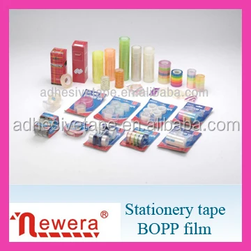 Bopp Stationery Adhesive Tape Roll with Package Made by Acrylic Material