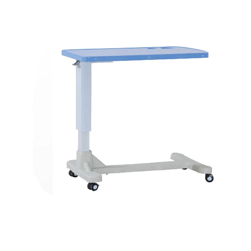 hospital overside table, abs medical table, mobile overbed table