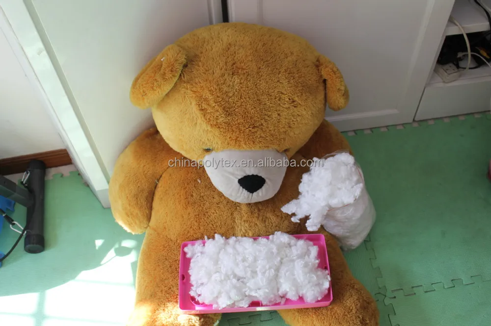 15Dx64MM hollow siliconized polyester fiber stuffed toys filling materials - soft toys raw materials