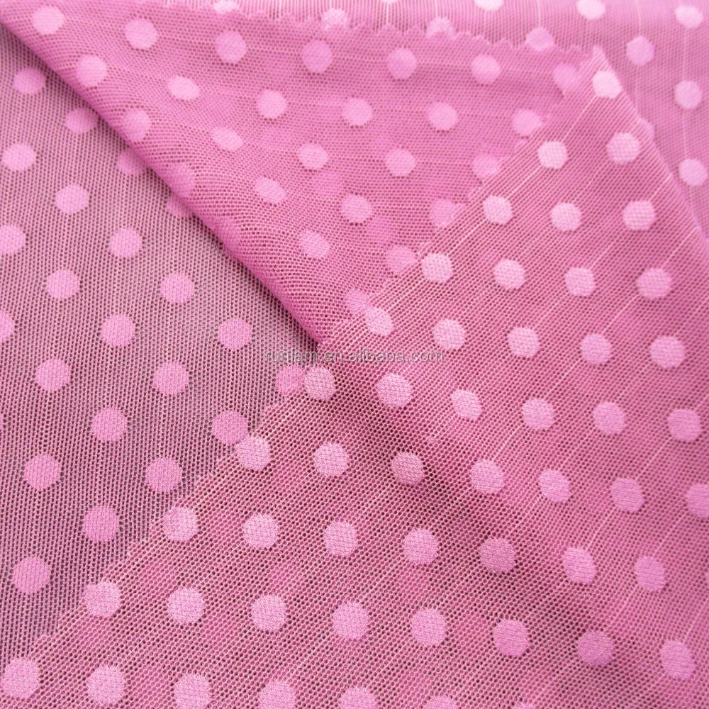 Fashion style jacquard knitting lace fabric for underwear and cloth