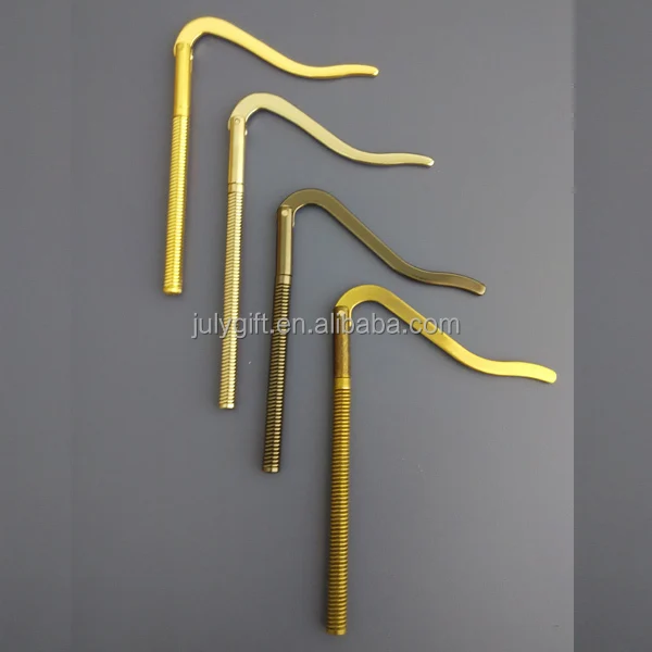 
gold silver black money clip with spring 