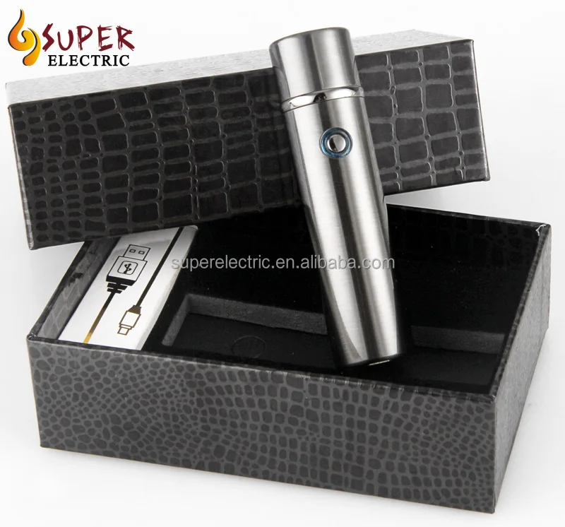 Tesla checked lighter Coil Lighter USB Rechargeable Windproof Arc Tesla Lighter