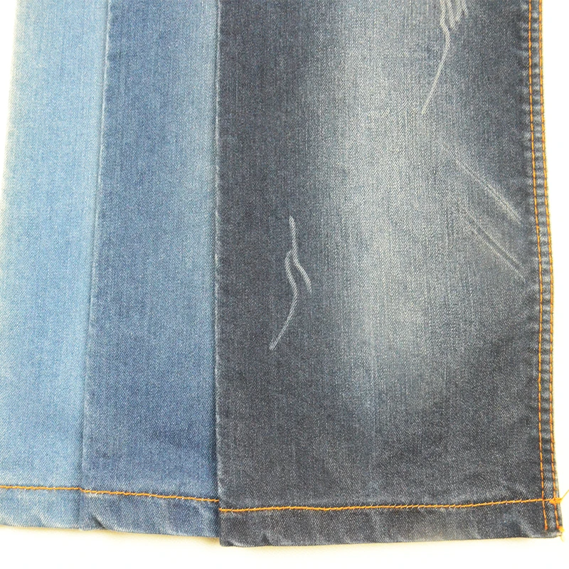 cotton/tencel/nylon slub denim fabric