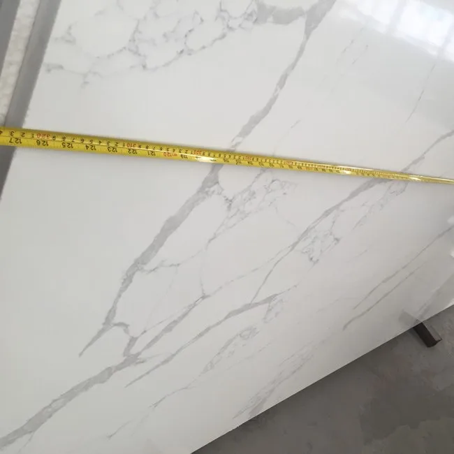 Polished Slabs with Multi-colors Artificial Quartz Wholesale Xiamen White Graphic Design Modern Villa Online Technical Support