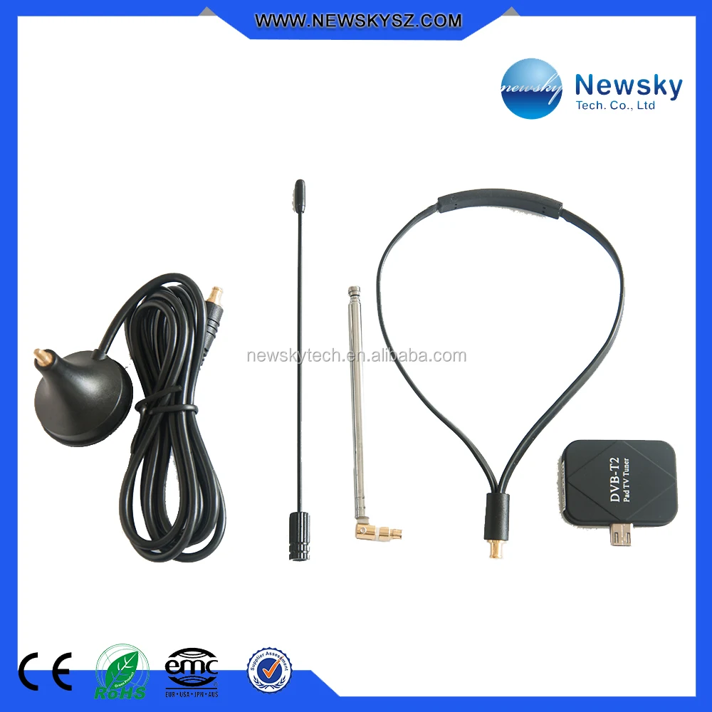 USB DVB-T2 Receiver Free Watch Digital TV on Android Phone