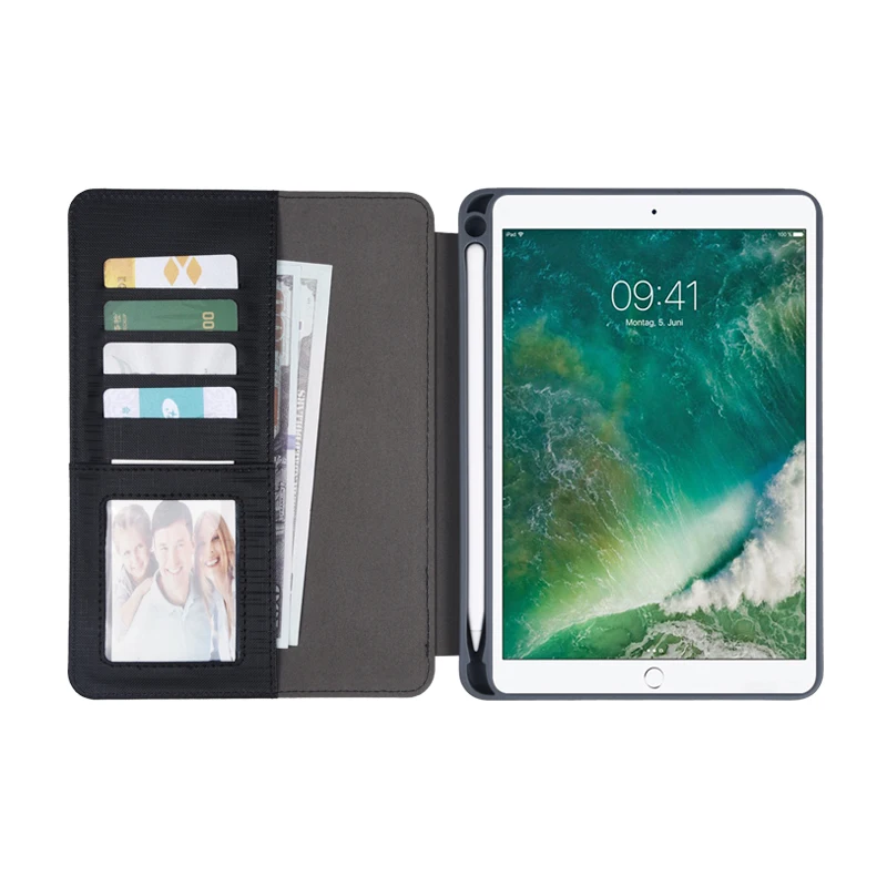 Фабрика OEM пользовательские оптовая флип планшеты Книга чехол для Apple iPad Mini 2019 с держателем ручки