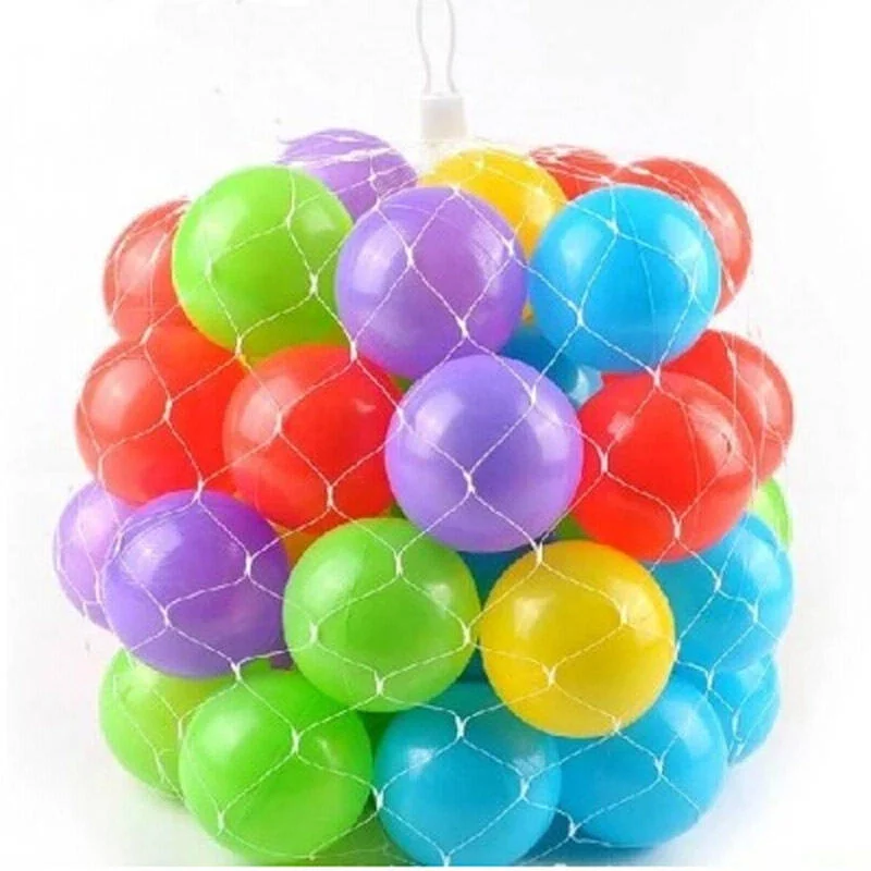 Красочные экологически чистые пластиковые шары для детей дешевые пользовательские океанские
