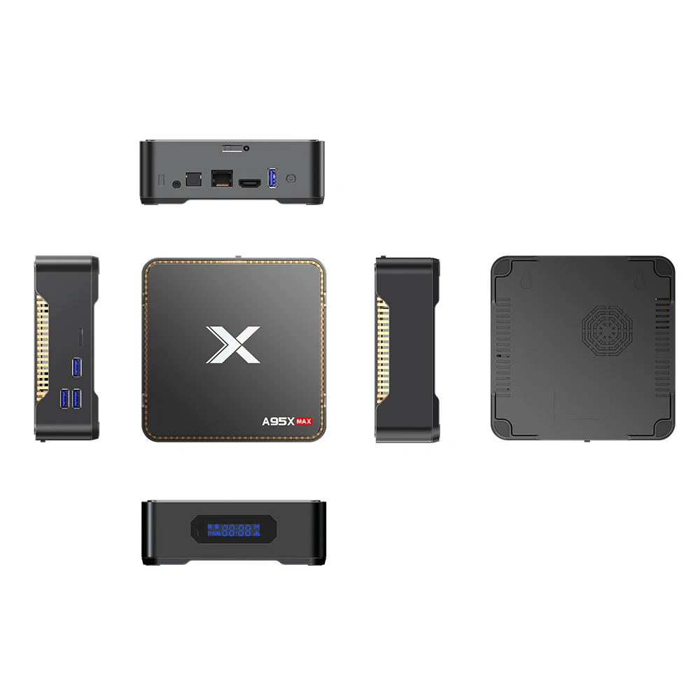 UUVISION set top box Quad core Amlogic S905X2 4G+32G With Record Function A95X Max Android TV box