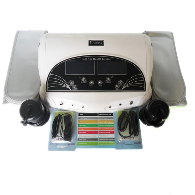 electric detox ionizer foot massage lymph drainage machine
