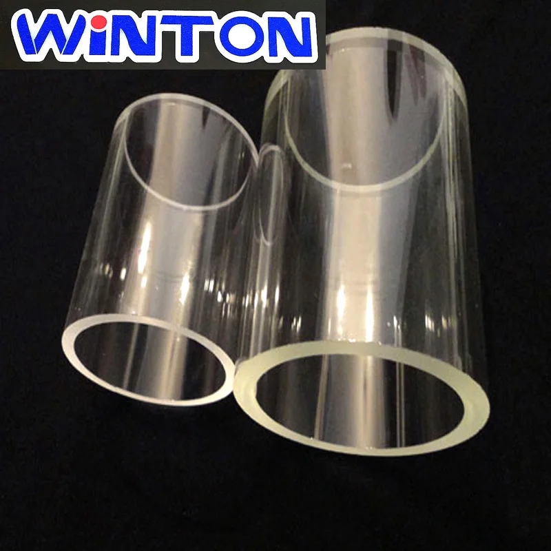 High temperature resistant colorful and customized clear borosilicate glass tube