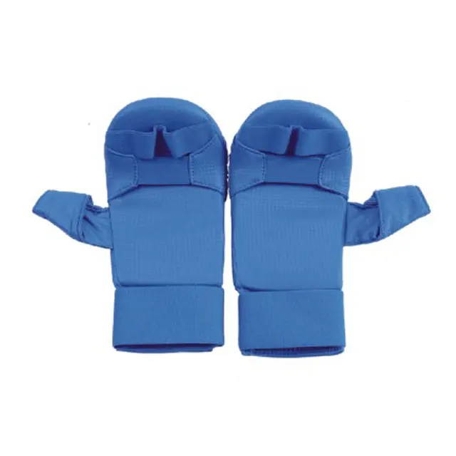 WKF Karate Mitts Karate Sparring Gloves Traditional Karate Hand pad with thumb