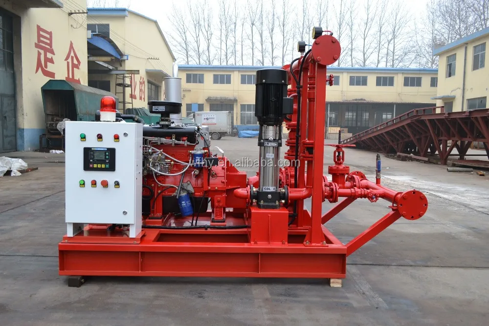 Fire water jockey pump powered by diesel engine