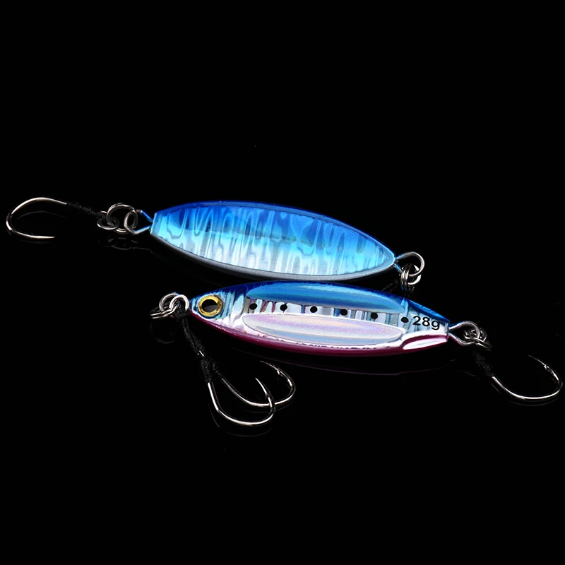 ALLBLUE 28g 40g 60g SLOWER OVAL Slow Pitch Pesca Metal Fishing Jig Lure