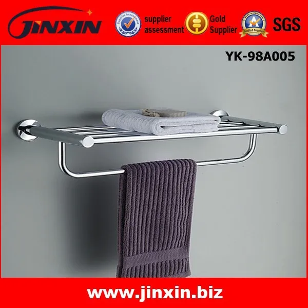 
SUS304 Stainless steel wall mounted bathroom towel rack/ holder/bathroom accessories 