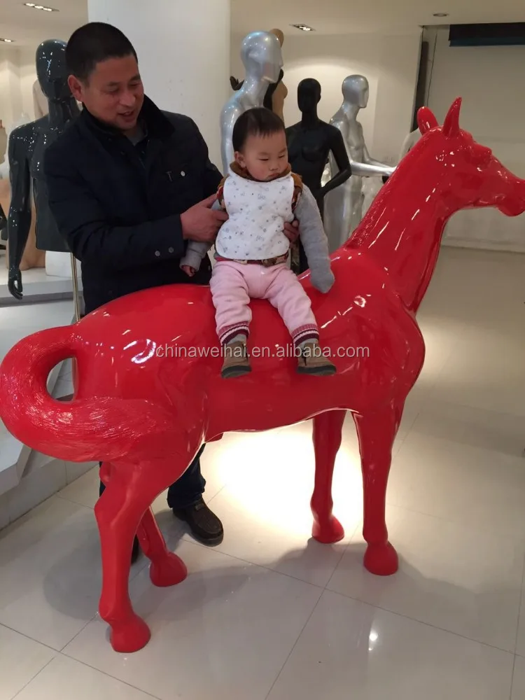 life size horse mannequin