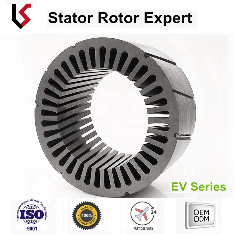 
Hybrid or electric driven car bldc motor stator and rotor OD 175 ID 110 slots 36 axle 38 silion steel lamination core 