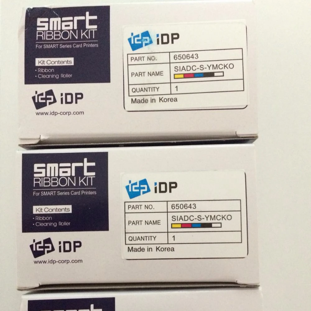 Korea IDP Smart YMCKO Color Ribbon 650643 for Smart 30/50 Printers