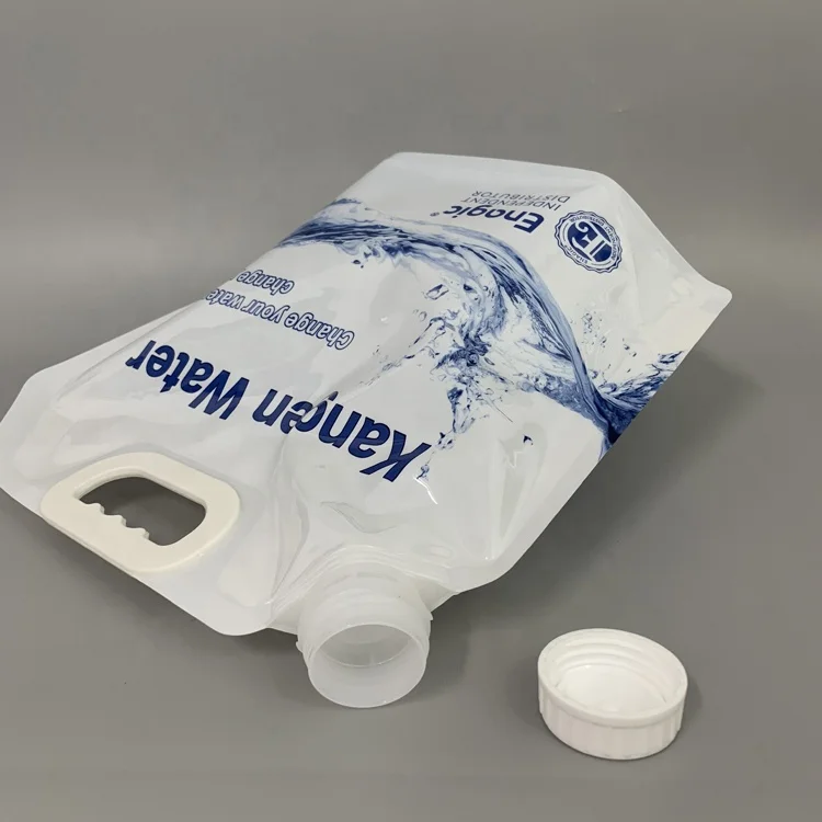 Cheap custom design plastic BPA free drinking clear folding 3 liter water bottle with handle