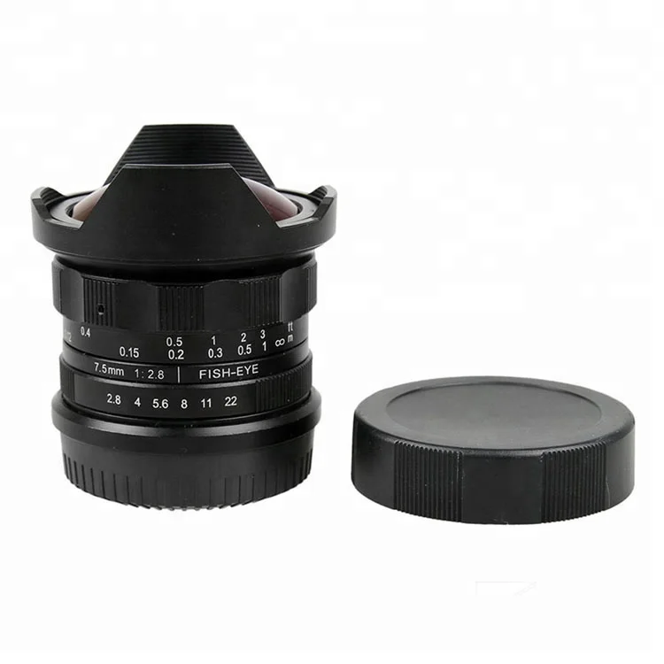 7artisans 7.5mm f2.8 fisheye lens 180 APS-C Manual Fixed Lens For E Mount Canon EOS-M Mount Fuji FX Mount