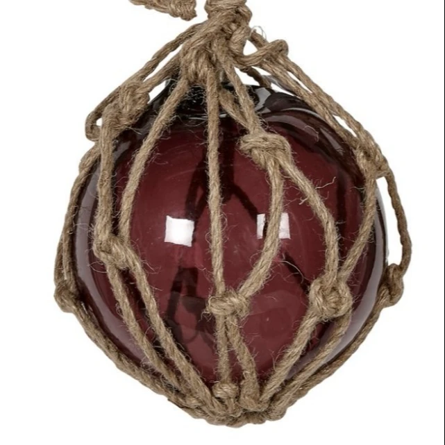 Fishing Float Ornament blue glass ball