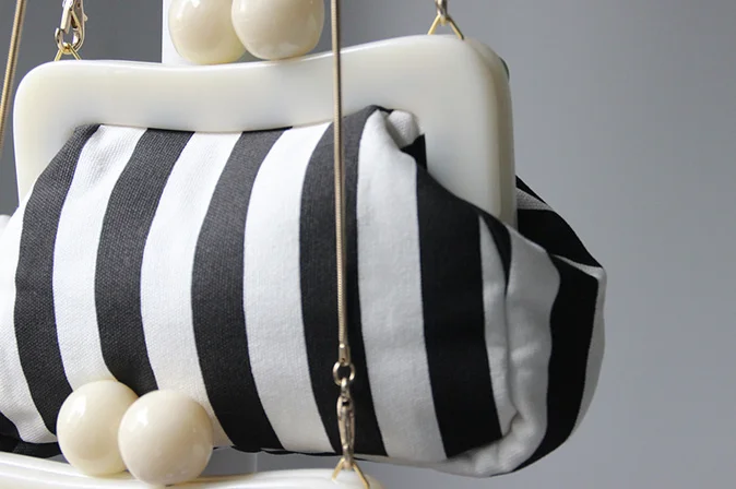 2017 new retro ball shoulder bags acrylic clutch evening bag