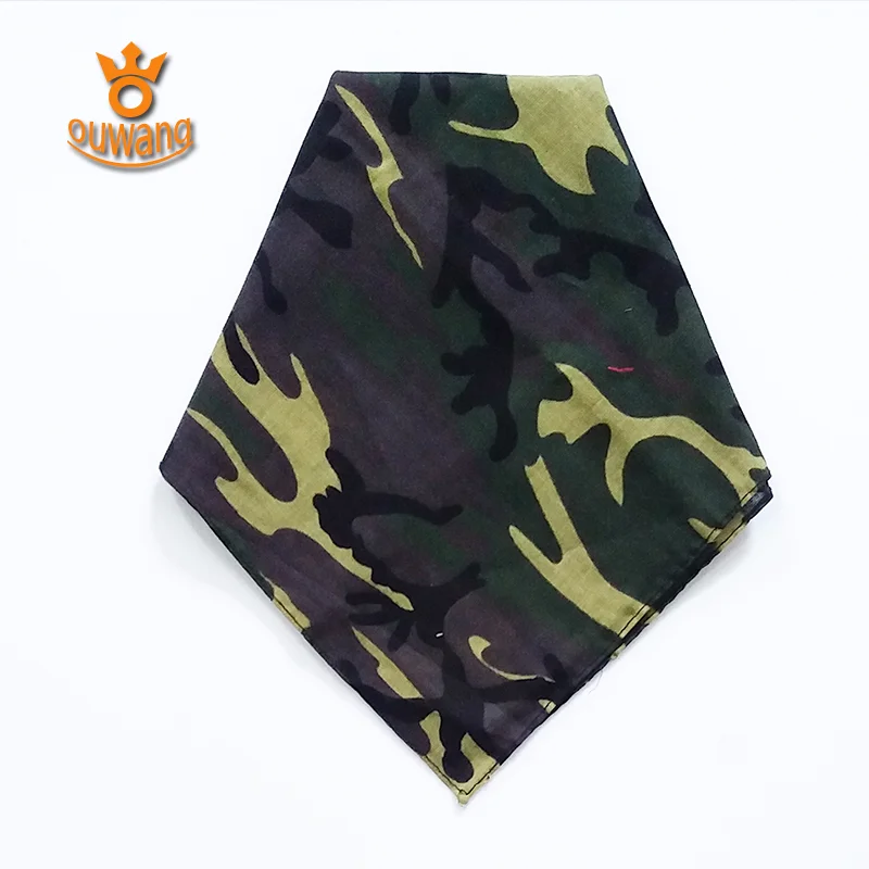 
Wholesale Cheap Custom Printed Organic Cotton Square Bandana 