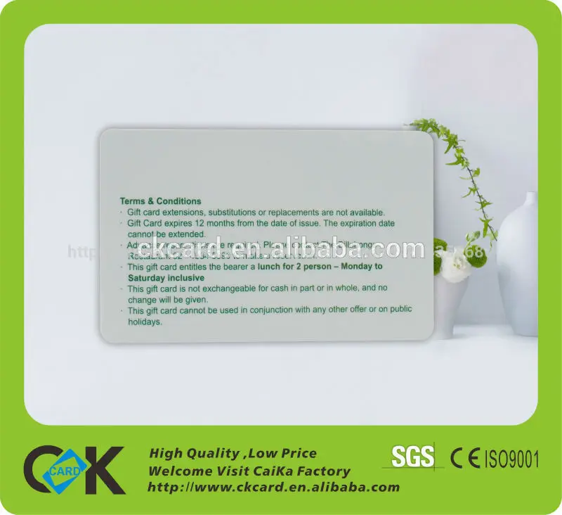 сделаны из пвх/ёивотное увч rfid пвх карты