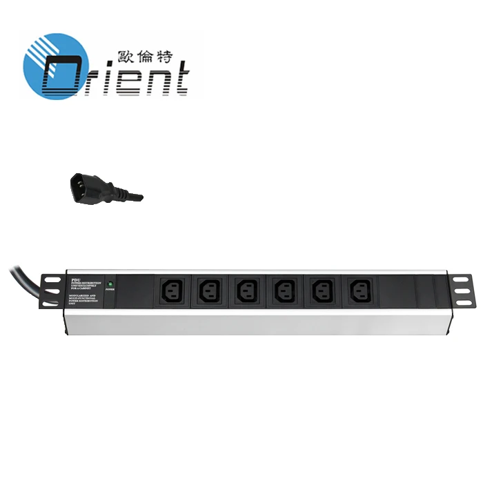 мэк c13 pdu 6 выход 1.5u с индикатор питания