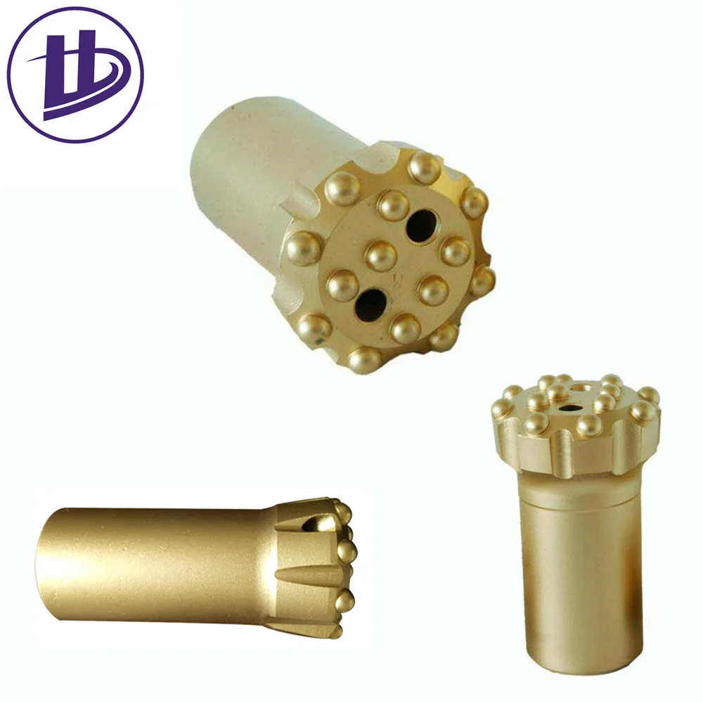 2023 Low cost price R25 T38 T51 34mm 41mm 64mm rock drilling tools thread button bits for sale